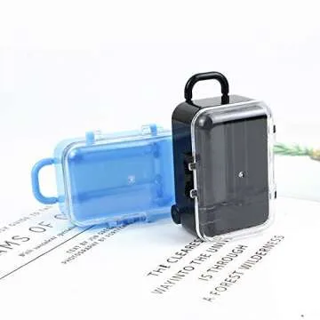 Pomeat Mini Suitcase Candy Box - 12 Elegant Favors