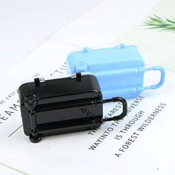 Pomeat Mini Suitcase Candy Box - 12 Elegant Favors