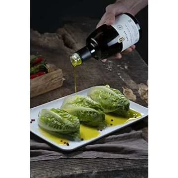 Garisar High In Polyphenol Premium Extra Virgin Olive Oil (>600 ppm), Low Acidity (Max 0.2%), NYIOOC 2024 Gold Medal Winner, Organic Agriculture Hand Picked, Cold Pressed, 100% Arbequina, Pack of 1