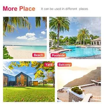 FDW Patio Conversation Set Patio Furniture Patio Sofa Set Outdoor Chat Set 4-Piece Acacia Wood Outdoor Seating Set with Water Resistant Cushions and Coffee Table for Pool Beach Backyard Balcony Garden