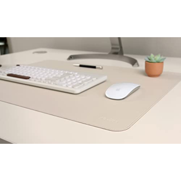NODITO Dual-Sided Leather Desk Pad for Stylish Workspaces