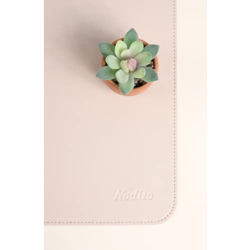 NODITO Dual-Sided Leather Desk Pad for Stylish Workspaces