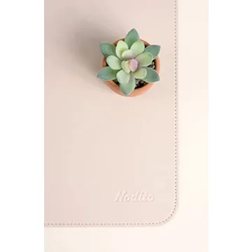 NODITO Dual-Sided Leather Desk Pad for Stylish Workspaces