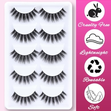 Veleasha 5D Faux Mink Lashes - Luxurious & Lightweight