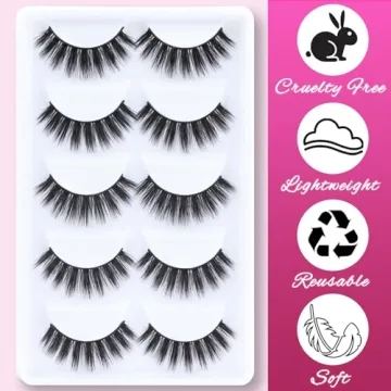 Veleasha 5D Faux Mink Lashes - Luxurious & Lightweight