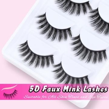 Veleasha 5D Faux Mink Lashes - Luxurious & Lightweight