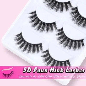 Veleasha 5D Faux Mink Lashes - Luxurious & Lightweight