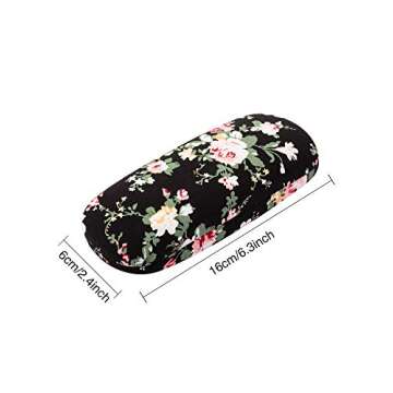 Chic Floral Eyeglass Cases for Women - 2 Piece Set