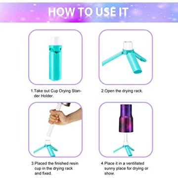 Durable Cup Drying Rack for Crafts & DIY Tumblers