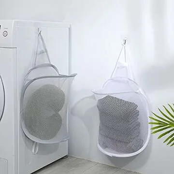 Collapsible Hanging Laundry Hampers for Kids and Adults