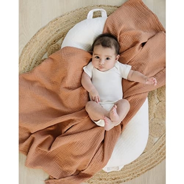 Soft Versatile Konssy Muslin Swaddle Blankets Pack 3