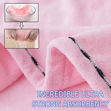 Vinker Microfiber Hair Towel Wrap Quick Dry Ultra Soft 3 Pack
