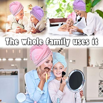 Vinker Microfiber Hair Towel Wrap Quick Dry Ultra Soft 3 Pack