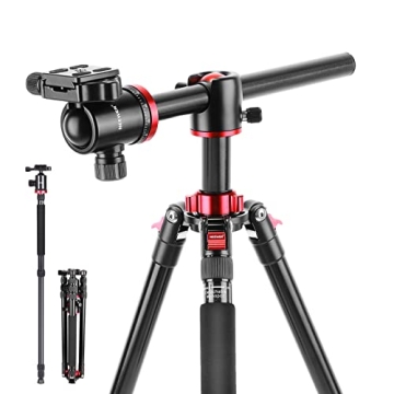NEEWER 75" Tripod with Rotatable Center Column for Photography