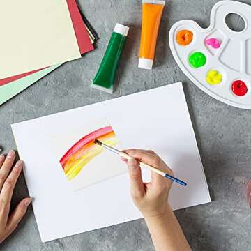 24 Pack DIY Ceramic Coaster Set for Creative Projects