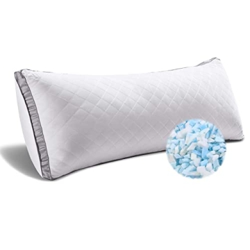 WhatsBedding Memory Foam Body Pillow Provides Fluffy Comfort