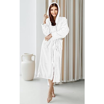 Embrace Luxurious Warmth with Our Hooded Bathrobe