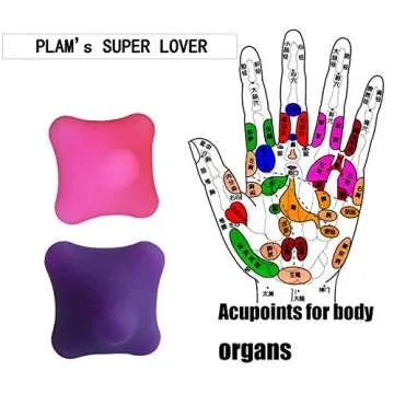 LOLBUY Hand Massage Exercise Therapy Balls - Pain Relief & Rehab Tool for All