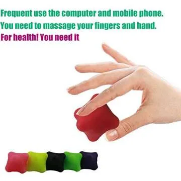 LOLBUY Hand Massage Therapy Balls for Optimal Relief