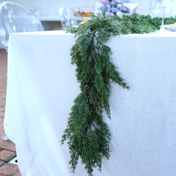 Realistic 6FT Joyhalo Christmas Garland with Lights