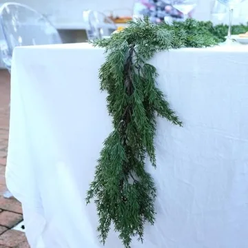 Realistic 6FT Joyhalo Christmas Garland with Lights