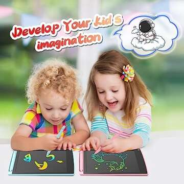 2 Pack LCD Writing Tablet for Kids Doodle Board with 2 Bag, Electronic Drawing Tablet Drawing Pads, ...