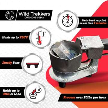 Do It Hot Pot 2 | Electric Melting Pot for Lead | Melts Lead Ingots Quickly | 4 Pound Capacity | Lea...