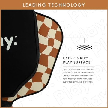 Play Paddles Aesthetic Pickleball Paddle for All Skills