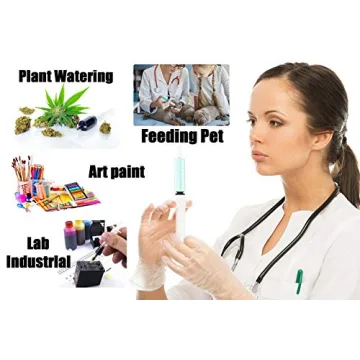 10 Pack 60ml Plastic Syringe for Labs and Pet Care