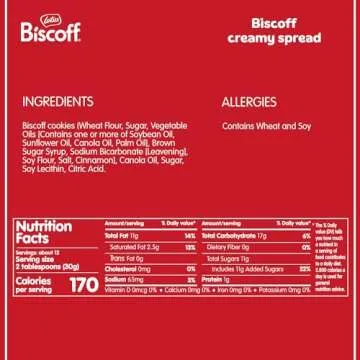 Lotus Biscoff Cookie Butter Spread - Creamy & Vegan 25.4oz