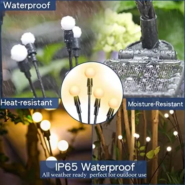 Upgraded Swaying Solar Garden Lights - 2 Pack