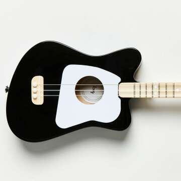 Loog 3 String Acoustic Guitar for Kids - Black