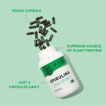 Vimergy Spirulina Capsules – Boost Immunity & Heart Health