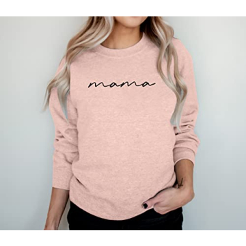 ASTANFY Mama Shirt Women Printed Casual Tee