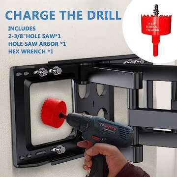 ROOWINTOO Wireless TV Cable Concealment Kit - Easy Setup