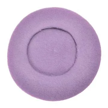 Lavender ZLYC Wool Beret Hat for Women - Classic Style