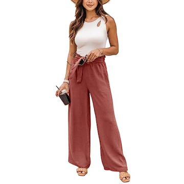 NIMIN High Waisted Wide Leg Pants for Women - Chic Comfort