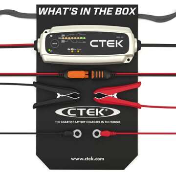 CTEK - 40-206 MXS 5.0 Fully Automatic 4.3 amp Battery Charger and Maintainer 12V