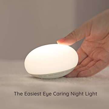 EASZZZ Baby Night Light – Soft Silicone Nursery Lamp for Breastfeeding
