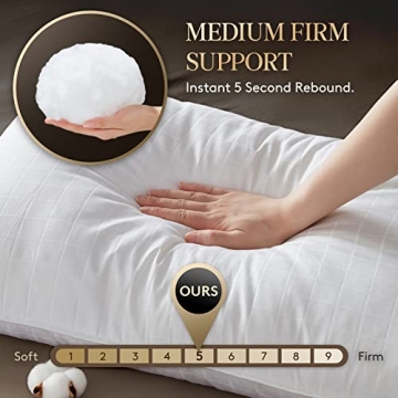 Lifewit Queen Size Cooling Pillows Set of 2 for All Sleepers