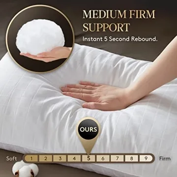 Lifewit Queen Size Cooling Pillows Set of 2 for All Sleepers