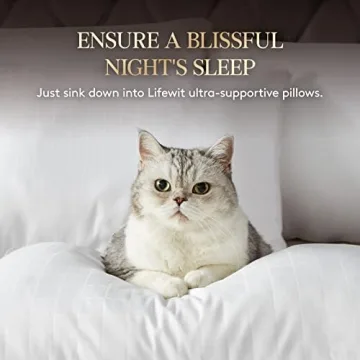 Lifewit Queen Size Cooling Pillows Set of 2 for All Sleepers