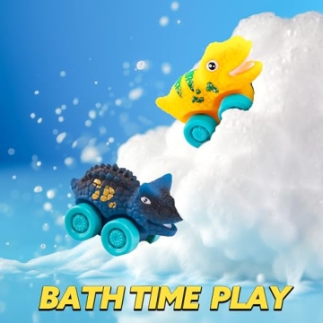 JOYIN Dinosaur Truck Toys for Kids Age 3-5 with Music & Lights