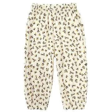 Kids Elastic Harem Trousers - Unisex Toddler Casual Pants