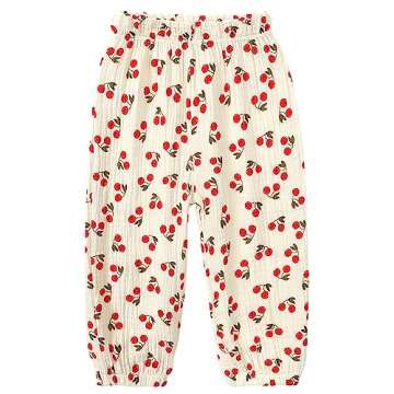 Kids Elastic Harem Trousers - Unisex Toddler Casual Pants