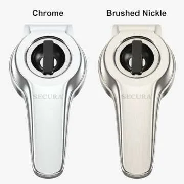 Secura 17oz Automatic Liquid Soap Dispenser, Touchless Battery Operated Hand Soap Dispenser with Adjustable Soap Dispensing Volume Control Dial, Personal Care Dispenser (Brushed Nickel)