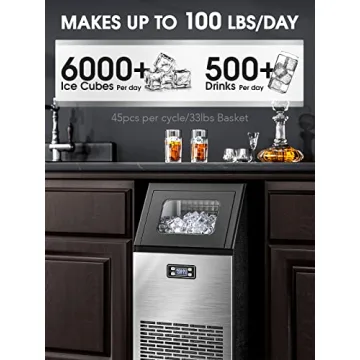 Joy Pebble V2.0 Ice Machine - 100 lbs Daily Output