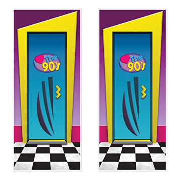 I Love The 90's Door Covers - Pack of 2 for Ultimate Party Vibe