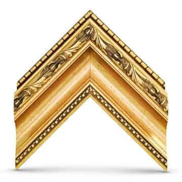 Frame My TV Deco TV Frames - Ornate Gold for Samsung The Frame TV