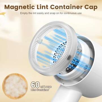 Lentorgi Electric Fabric Shaver with Lint Roller